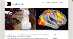 Desktop Screenshot of klingberglab.se